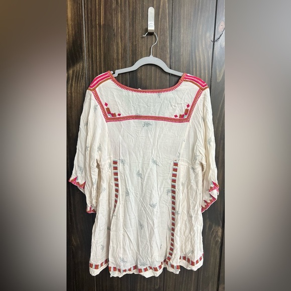 Free People Embroidered Boho Tunic Mini Dress 🖤 - Picture 10 of 10